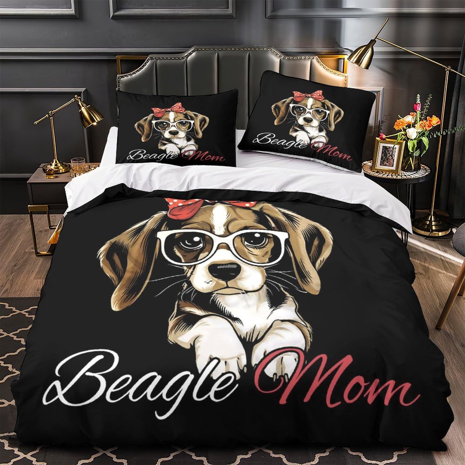 Housse de couette chiot beagle pour transformer la chambre des enfants
