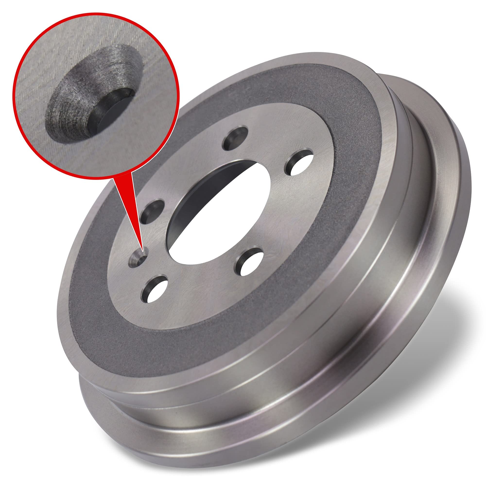 ATEC Germany Kit de freno eje trasero incl. 2x tambor de freno eje trasero | Compatible con: Audi A2, Seat Cordoba, Ibiza III, Ibiza IV, Ibiza IV SC, Ibiza IV ST, Skoda Fabia I, Fabia I Combi
