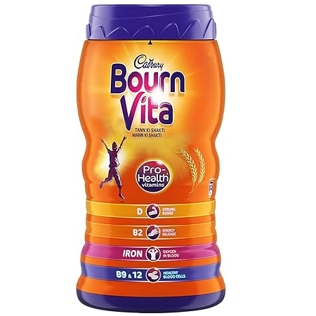 Bournvita Bournvita Pro-Health Chocolate Health Drink, 1 kg Jar (Promo pack)