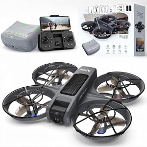 FPV Drone with VR Glasses,Optical Flow Alt Hold Drones with Camera for Adults 4k,Brushless Motor,Dual Camera Switch, Speed Adjust, 3D Flip - 13 Min Flight for Beginners Player-to-Pilot