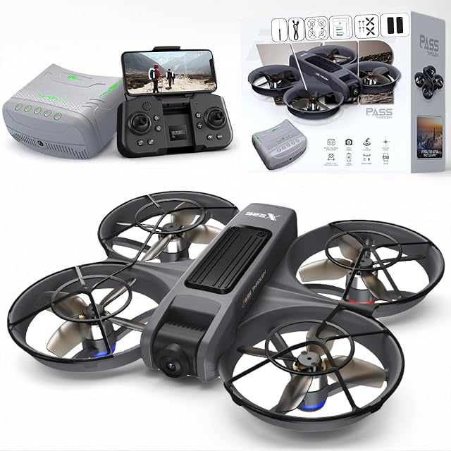 FPV Drone with VR Glasses,Optical Flow Alt Hold Drones with Camera for Adults 4k,Brushless Motor,Dual Camera Switch, Speed Adjust, 3D Flip - 13 Min Flight for Beginners Player-to-Pilot