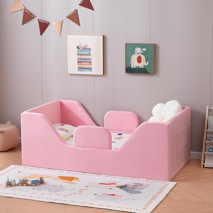 Cama Infantil Zumspiel con Barandillas y Bolsa de Almacenamiento miniatura 5