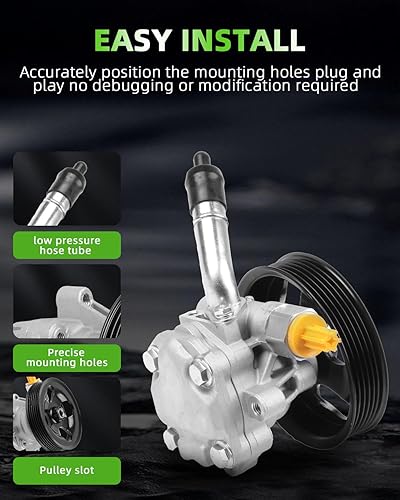 Miniatura 849 de SCITOO Bomba de dirección asistida compatible para 2005 para Saab 9-2X 2.0L, 2006 para Saab 9-2X 2.5L, 2004-2005 para Subaru Impreza 2.0L, 21-5396