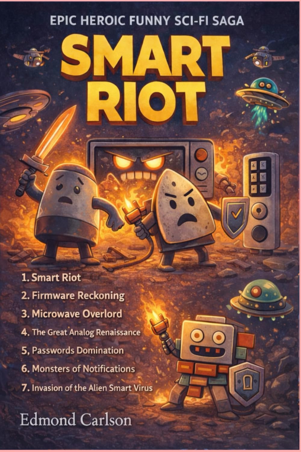 Smart Riot: Epic Heroic Funny Sci-Fi Saga