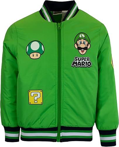 Miniatura 1 de Nintendo Chaqueta bomber Super Mario para niños chaqueta bomber Nintendo Mario y Luigi