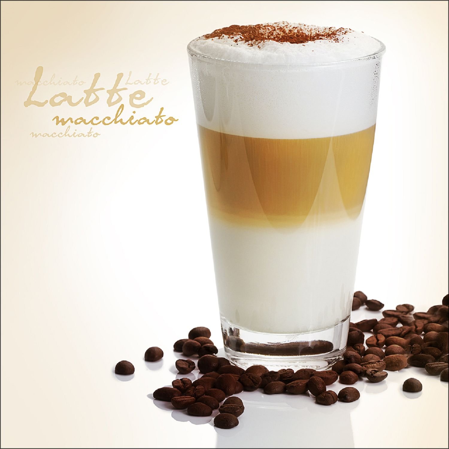 Toile Caramel Macchiato 50 x 50 cm aux finitions soignées pour décoration premium