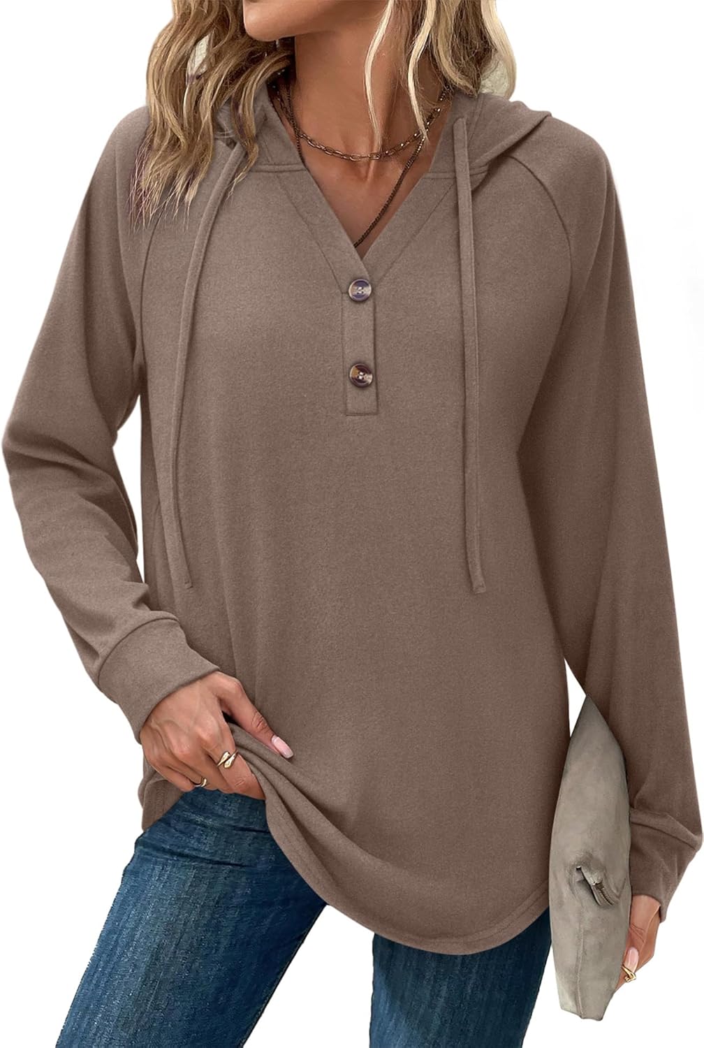 Womens Hoodies Pullover Sweaters Tunic Tops for Women...