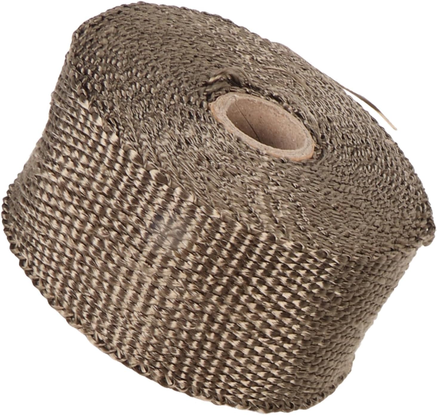 Exhaust Heat Wrap, 2" x 16.4ft Fireproof Thermal Tape with 2 Stainless Steel Clamps for Motorcycle Wood Stove Pipes