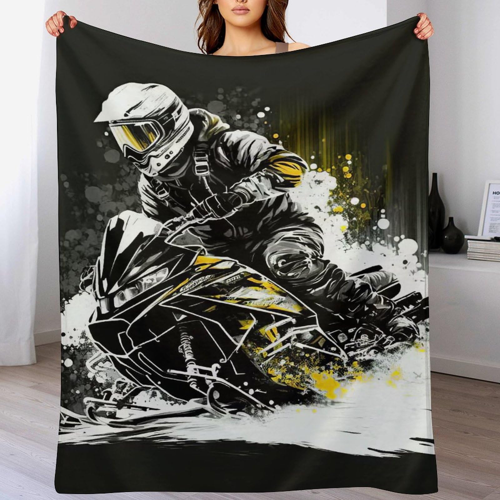 Couverture bateau à moteur en flanelle douce et chaude, plaid canapé et couvre-lit 100x130 cm