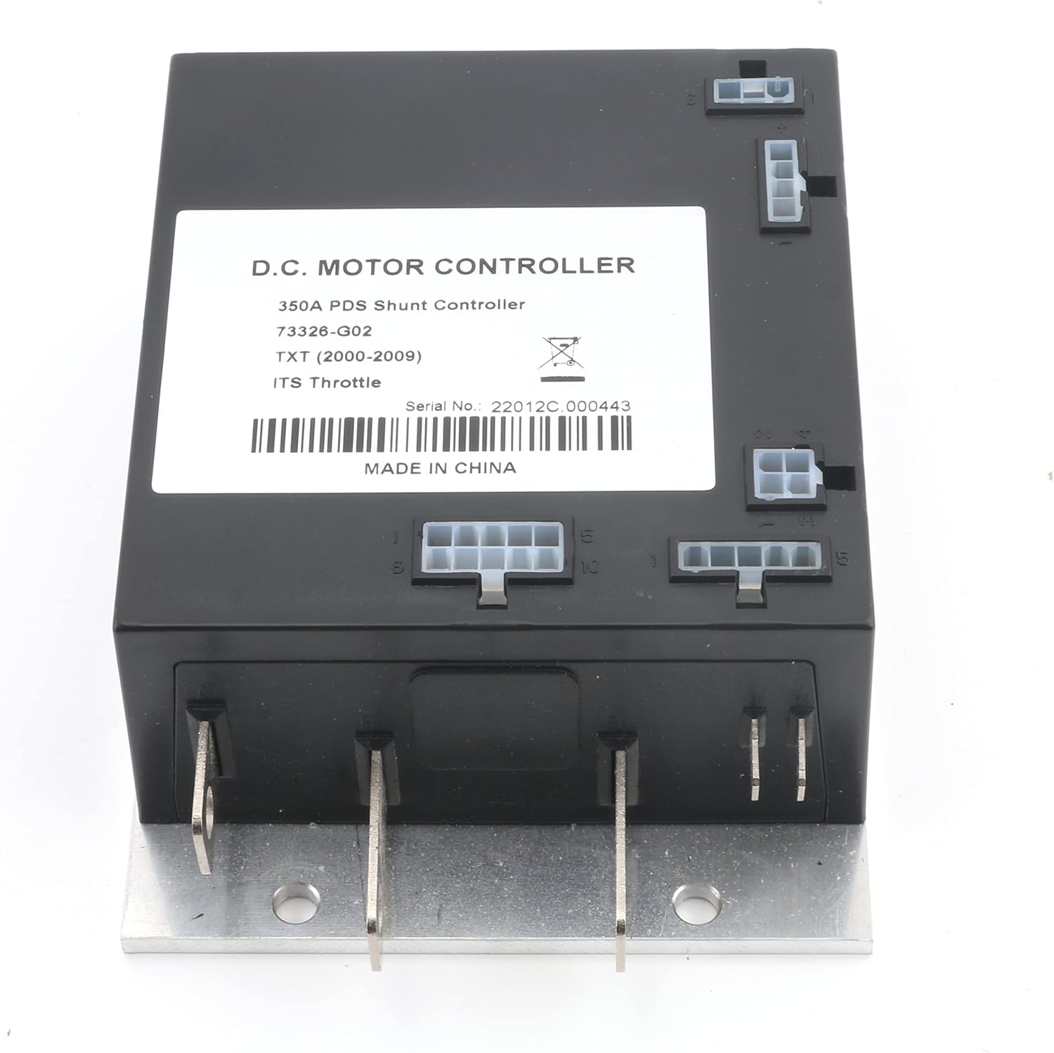 PDS Shunt Motor Controller Replacement – 36V 350A For EZGO TXT Electric PDS Golf Carts (2000-2009), OEM # 73326G05 - View #4