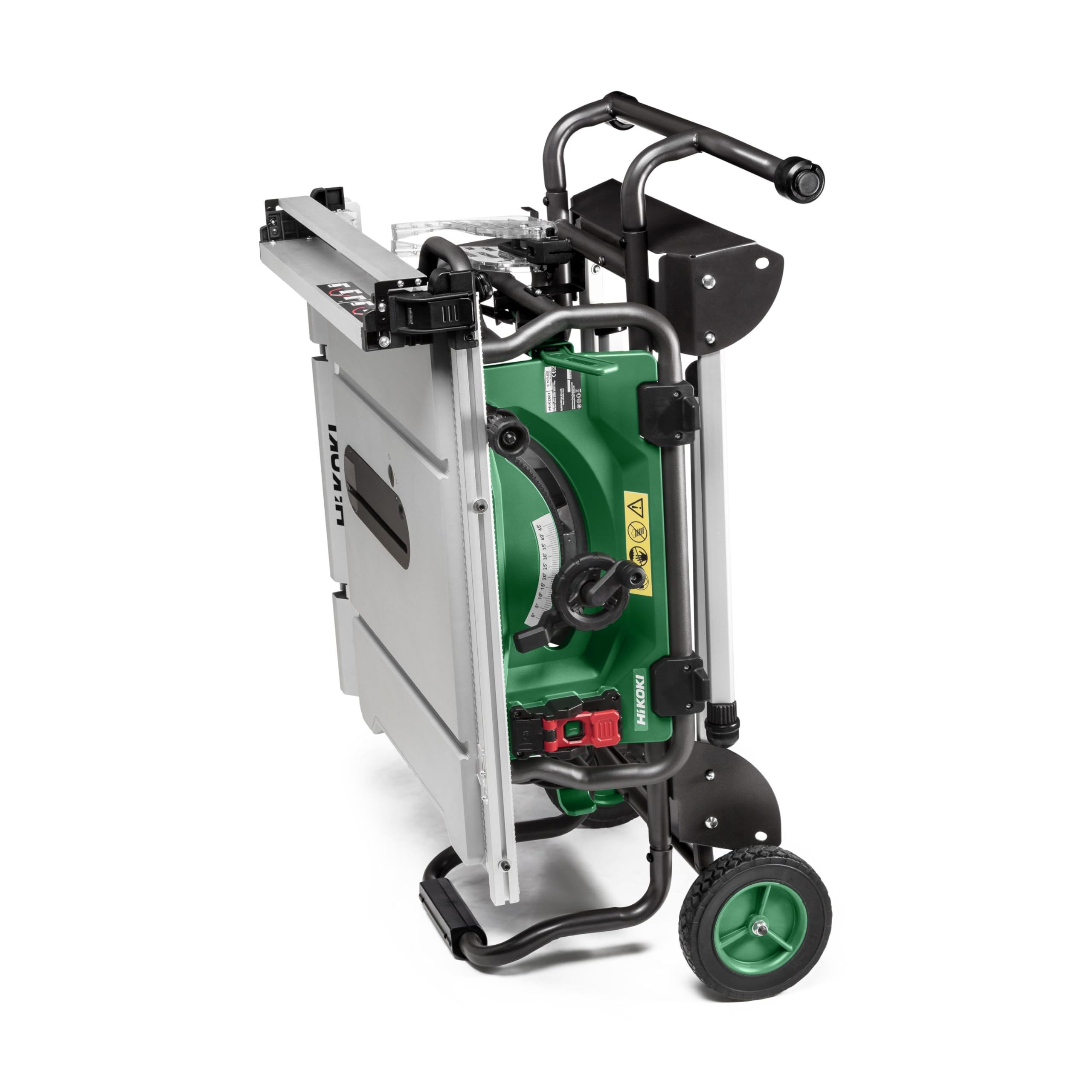HiKOKI C10RJ Scie Circulaire de Table, 1500W, Lame 255mm, Frein Électrique | Hauteur de coupe 79mm à 90°, démarrage progressif, table extensible 880x709mm, guide parallèle et d'angle inclus