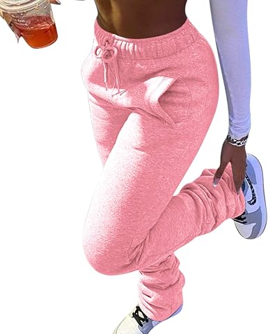 Scoprimay Stacked Pants for Women 
