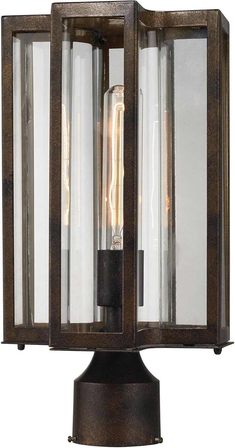 Elk Home 45148/1 Bianca 15'' High 1-Light Outdoor Post Light - Hazelnut Bronze