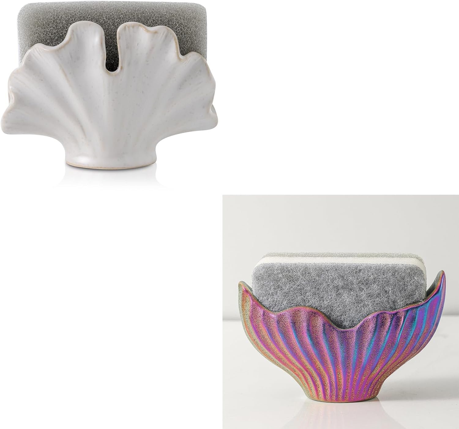 Ceramic Sponge Holder for Kitchen Sink