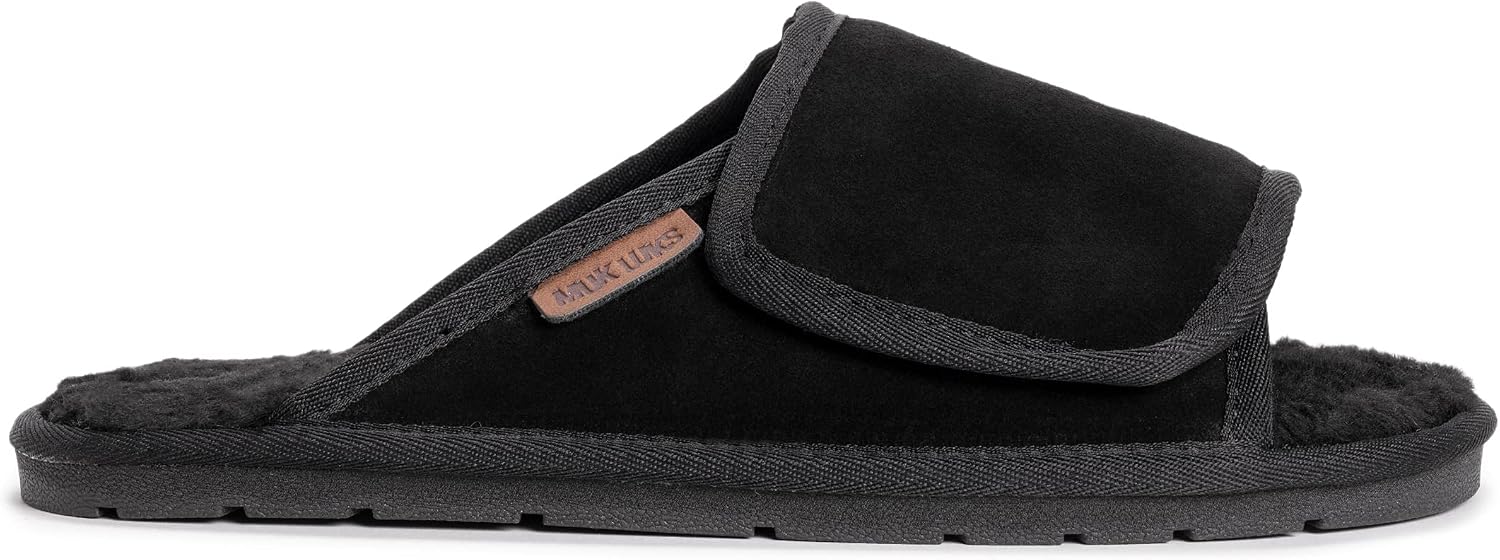 MUK LUKS Men's Leather Goods By Muk Luks® Men's Topher Open Toe Slipper
