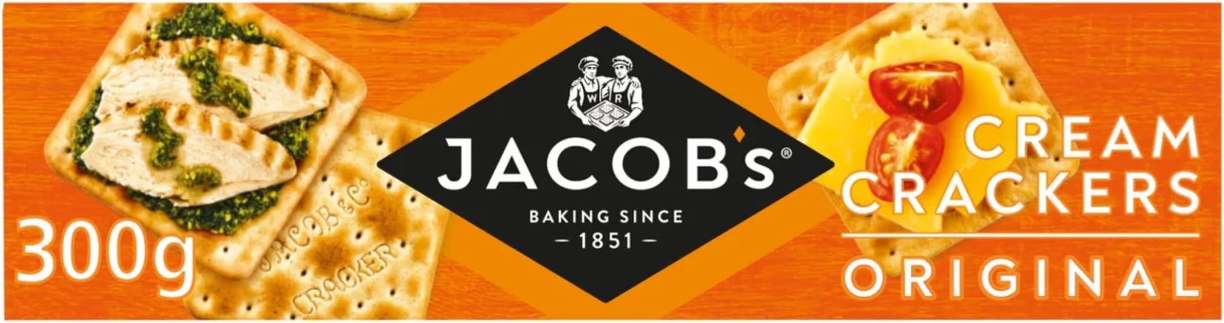 JACOB'S Original Cream Crackers, 300 g (Pack of 1)