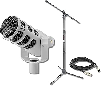 Amazon.com: Rode PodMic USB Dynamic Broadcast Microphone (White