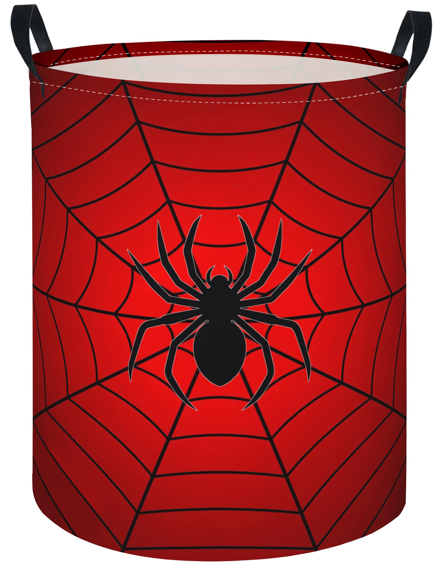 Baby Laundry Hamper kids laundry Basket Waterproof Laundry Bag for Bedroom Clothes Organizer Room Décor(Spider Web)