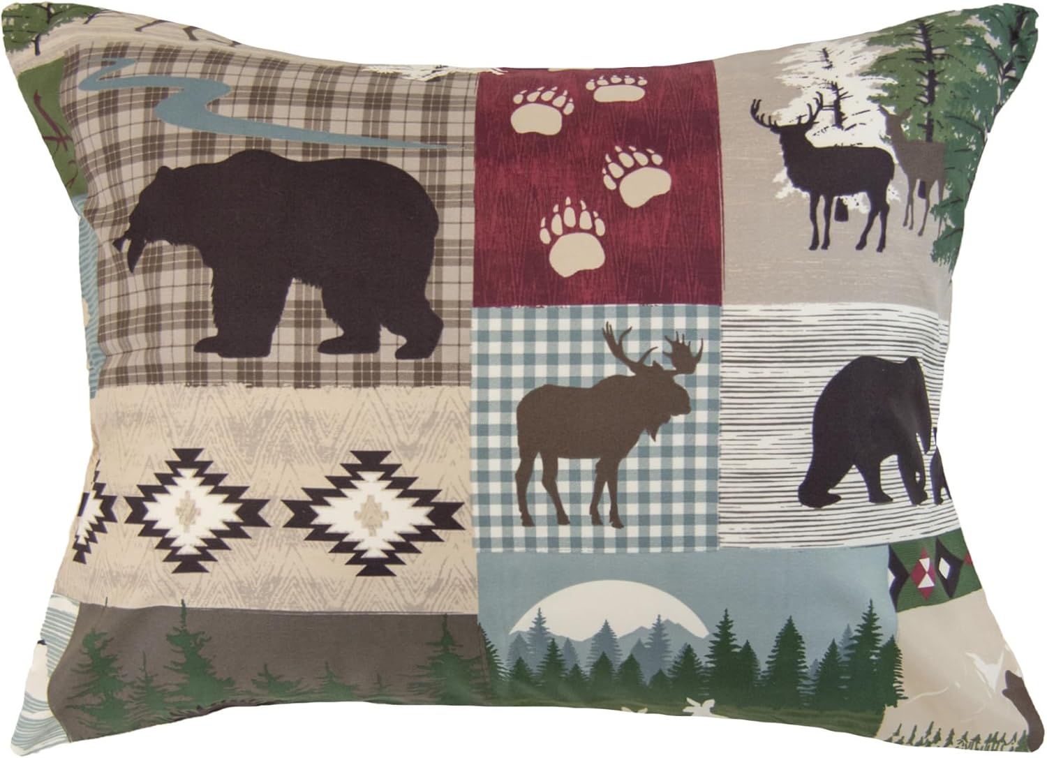 Donna Sharp Montana Forest-King Comforter Set, Measures 104 x 96, Includes 1 Comforter and 2 King Shams, Machine Washable