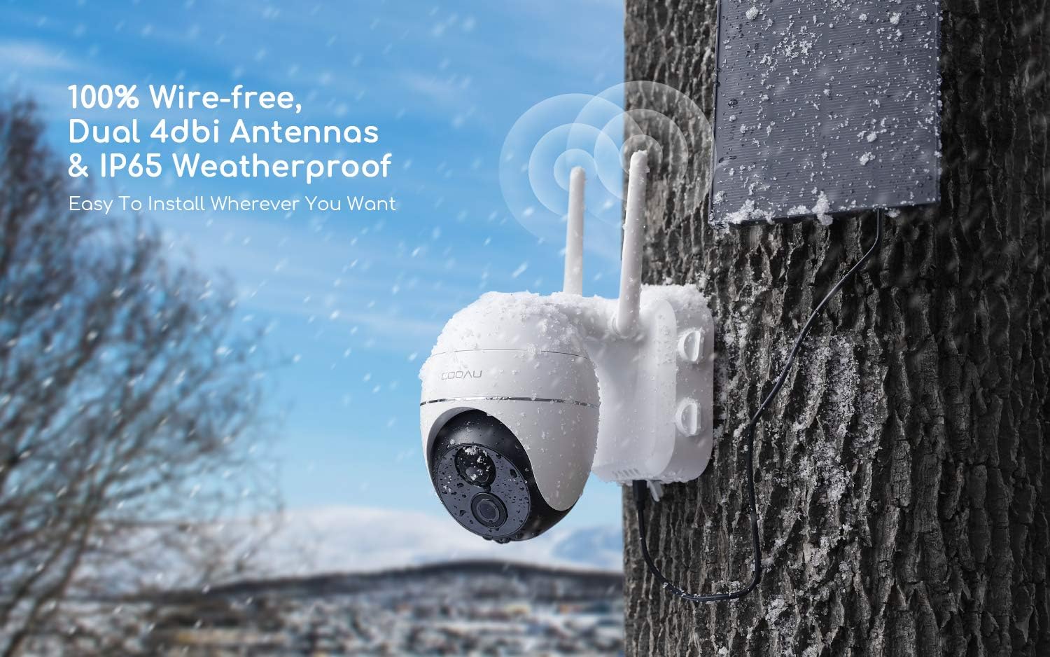 Cheapest 🛒 Security Camera Outdoor, Wireless WiFi 360° Pan Tilt Zoom Solar 15000mah Battery Powered Home Cameras with Night Vision, Motion Detection, 2 Way Audio, IP65 Waterproof, Encrypted SD/Cloud Storage 🔥 Hot Deals Security Camera Outdoor, Wireless WiFi 360° Pan Tilt Zoom Solar 15000mah Battery Powered Home Cameras with Night Vision, Motion Detection, 2 Way Audio, IP65 Waterproof, Encrypted SD/Cloud Storage