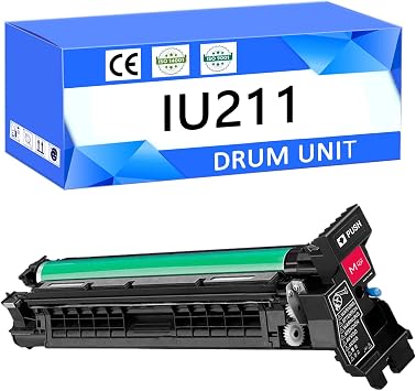 IU211 IU211K IU211C IU211M IU211Y Imaging Unit Compatible for Konica Minolta A0DE02F A0DE0HF A0DE0CF A0DE06F Drum Unit,Work with Bizhub C203 C253 C200 C200E C210 Pri Magenta