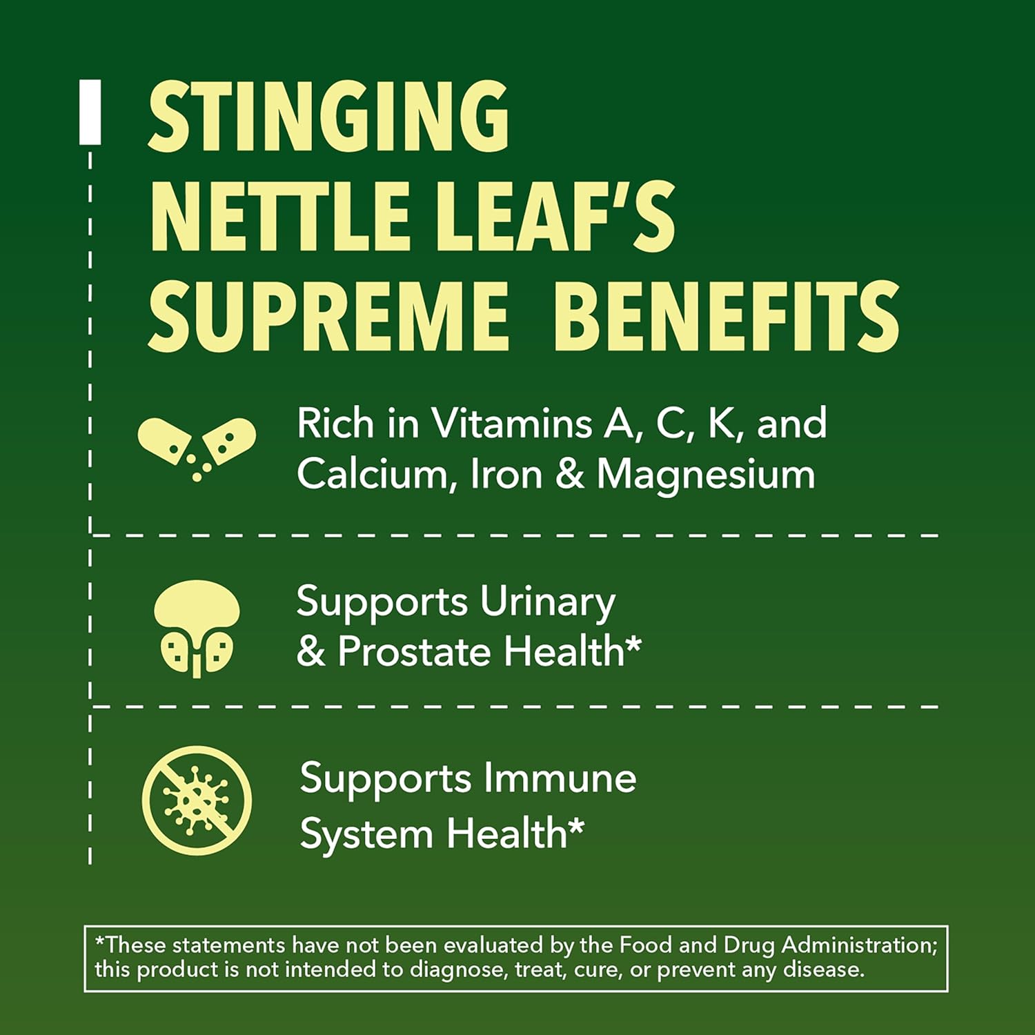 Stinging Nettle Leaf Extract Liquid Drops - USDA Organic - Immune Support and Prostate Health Supplement - 60 Servings - Vegan, Non-GMO, Gluten-Free - Unflavored Herbal Tincture - 1 Fl Oz - Image 4