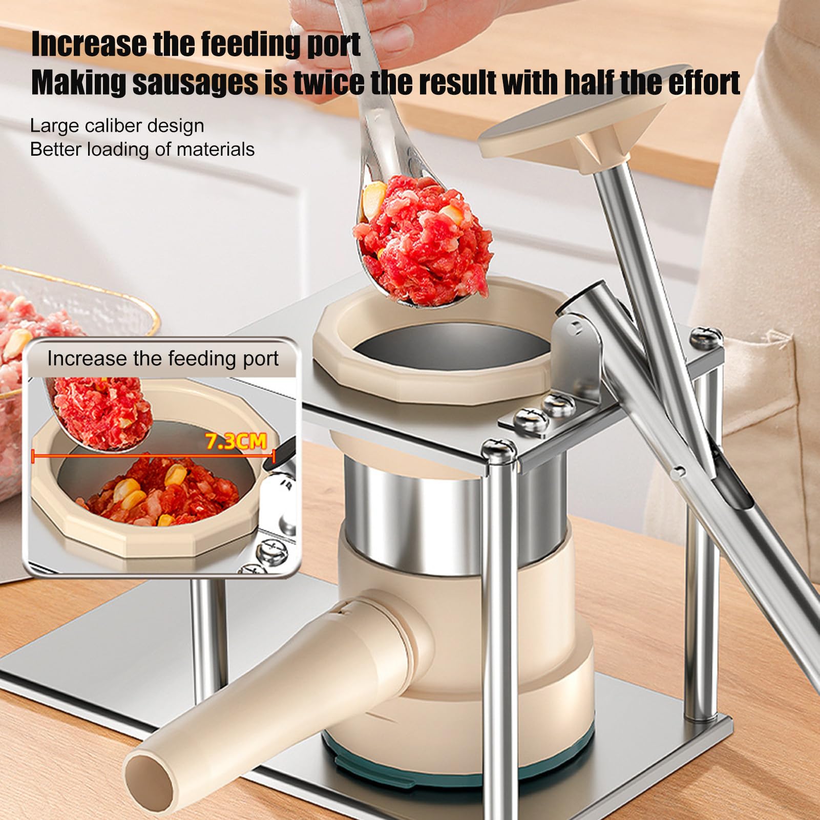 Machine à saucisses idéale – Machine à saucisses, remplissage vertical de