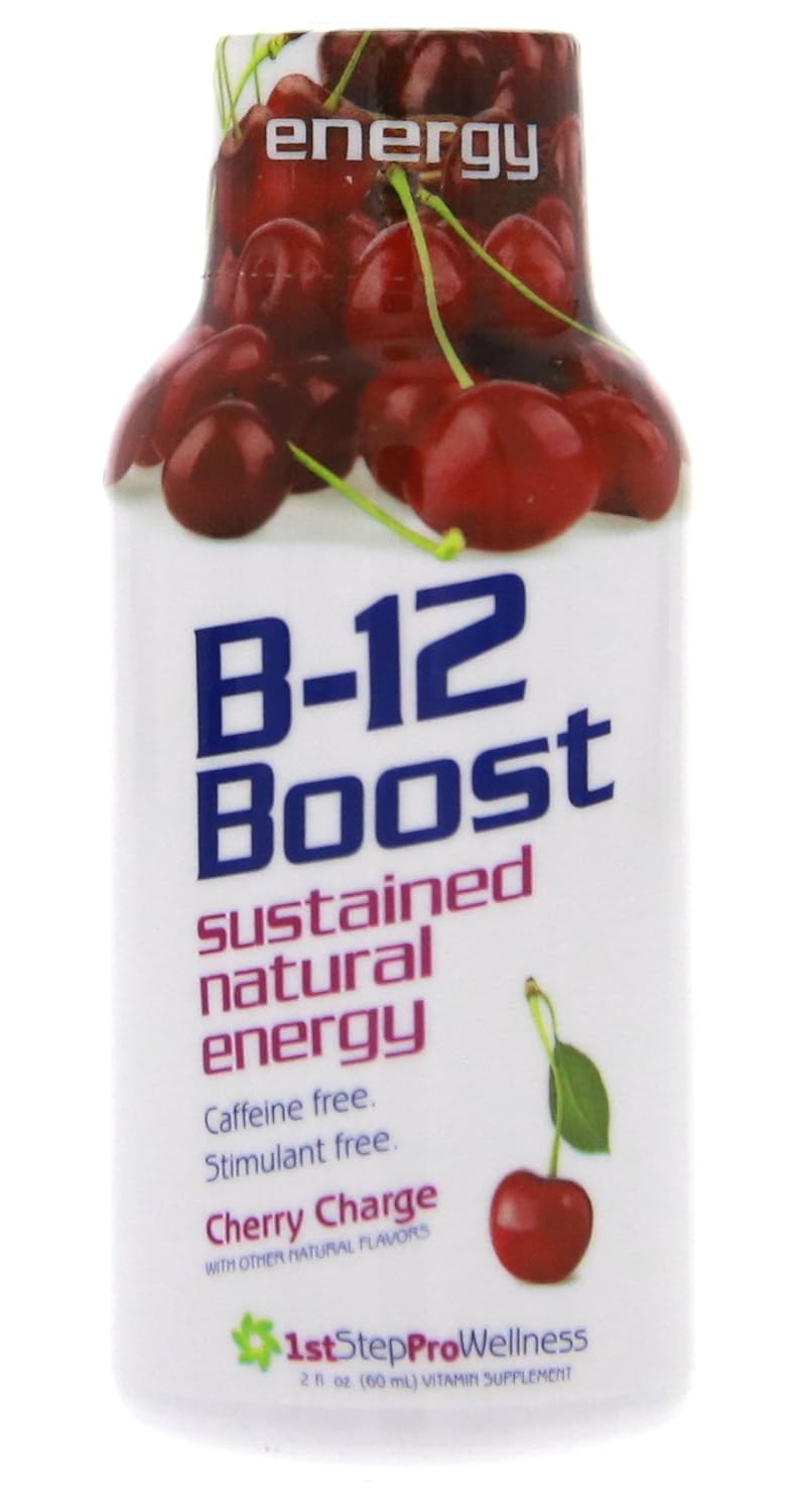 B-12 Boost Cherry Charge 12 (2 fl oz) bottles