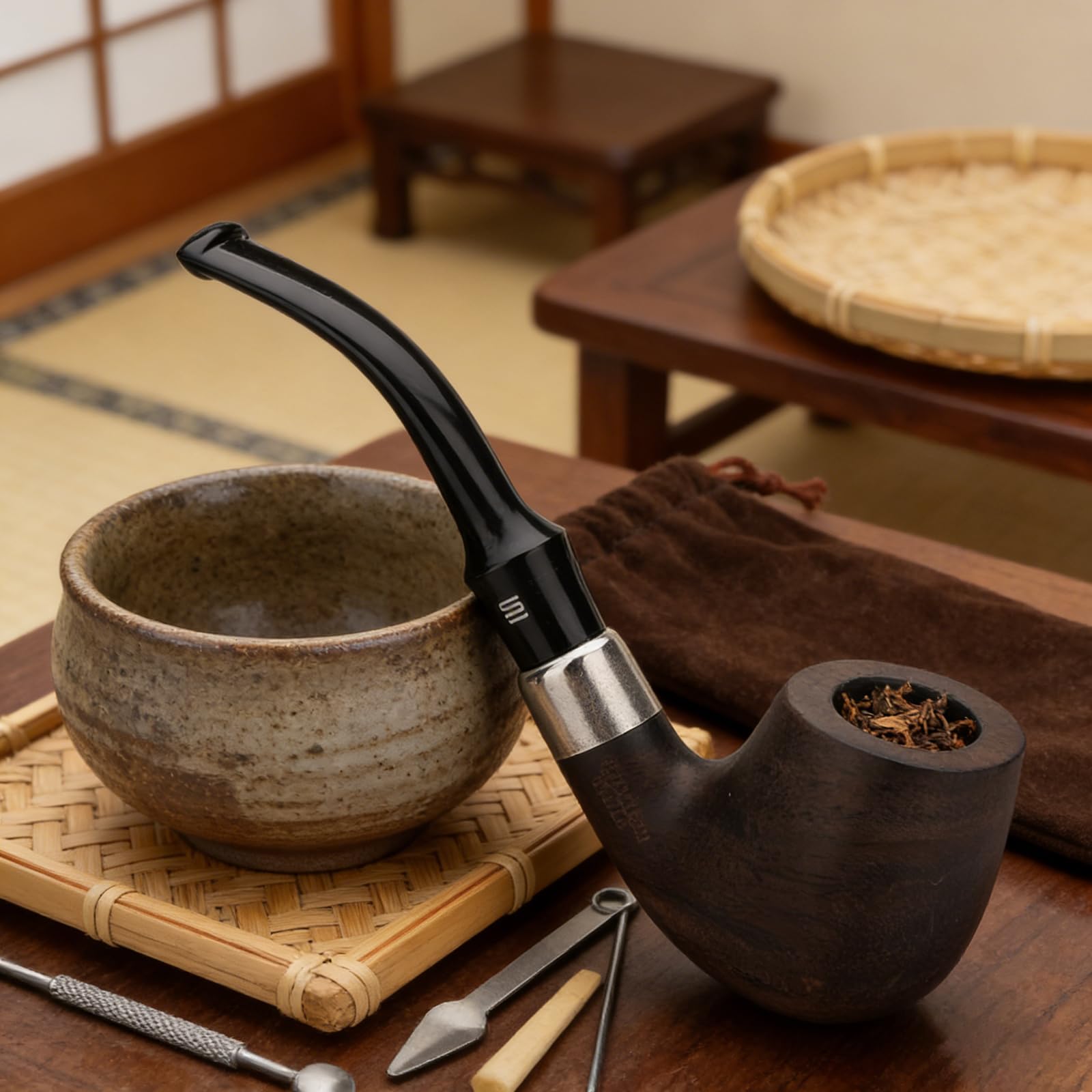 Amazon.co.jp: 木製フィルターパイプ 喫煙具 たばこ用 | 便携式