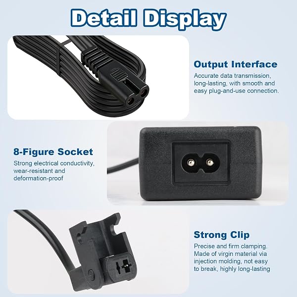 Adaptador Cargador 29V 2A Transformador Reclinable Eléctrico Adaptador de 29V 2A CA/CC Fuente de alimentación de Silla Elevadora para sofá ZBHWX-A290020-A HXY-270V2220A KDDY008B OKIN con Cable - 4