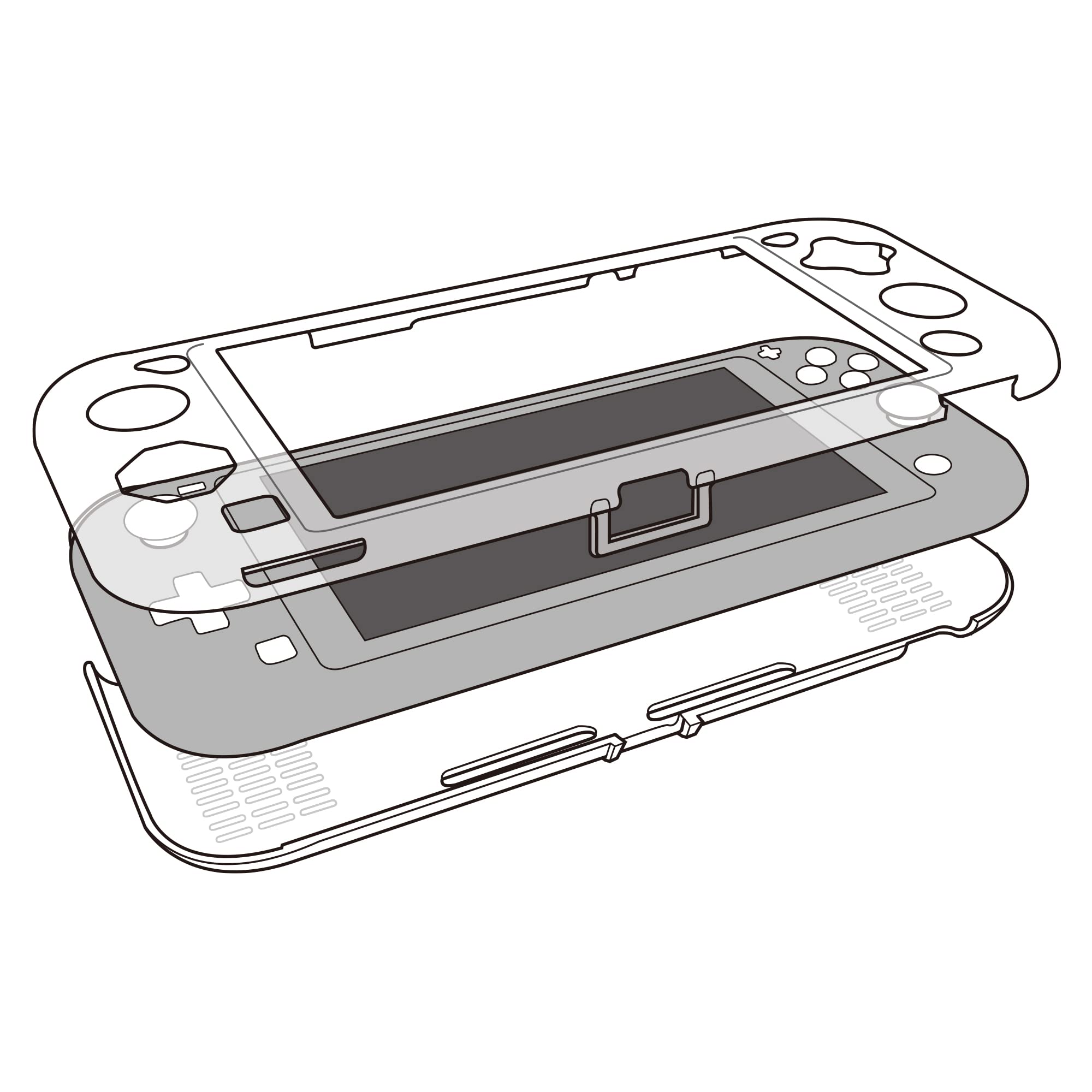 Amazon.co.jp: 【任天堂ライセンス商品】PC BODY COVER for Nintendo