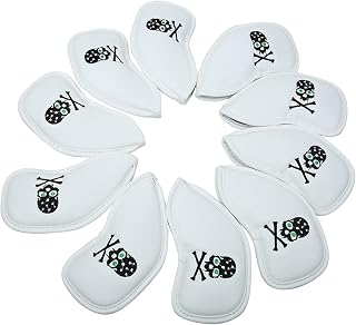 SEACLOUD 10 fundas gruesas de cuero sintético para cabeza de palos de golf y hierro para palos de golf