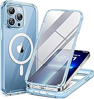 Vista 94 de Miracase Funda magnética para iPhone 15 Pro Max de 6.7 pulgadas [compatible con Magsafe], funda de cuerpo completo a prueba de caídas para iPhone 15