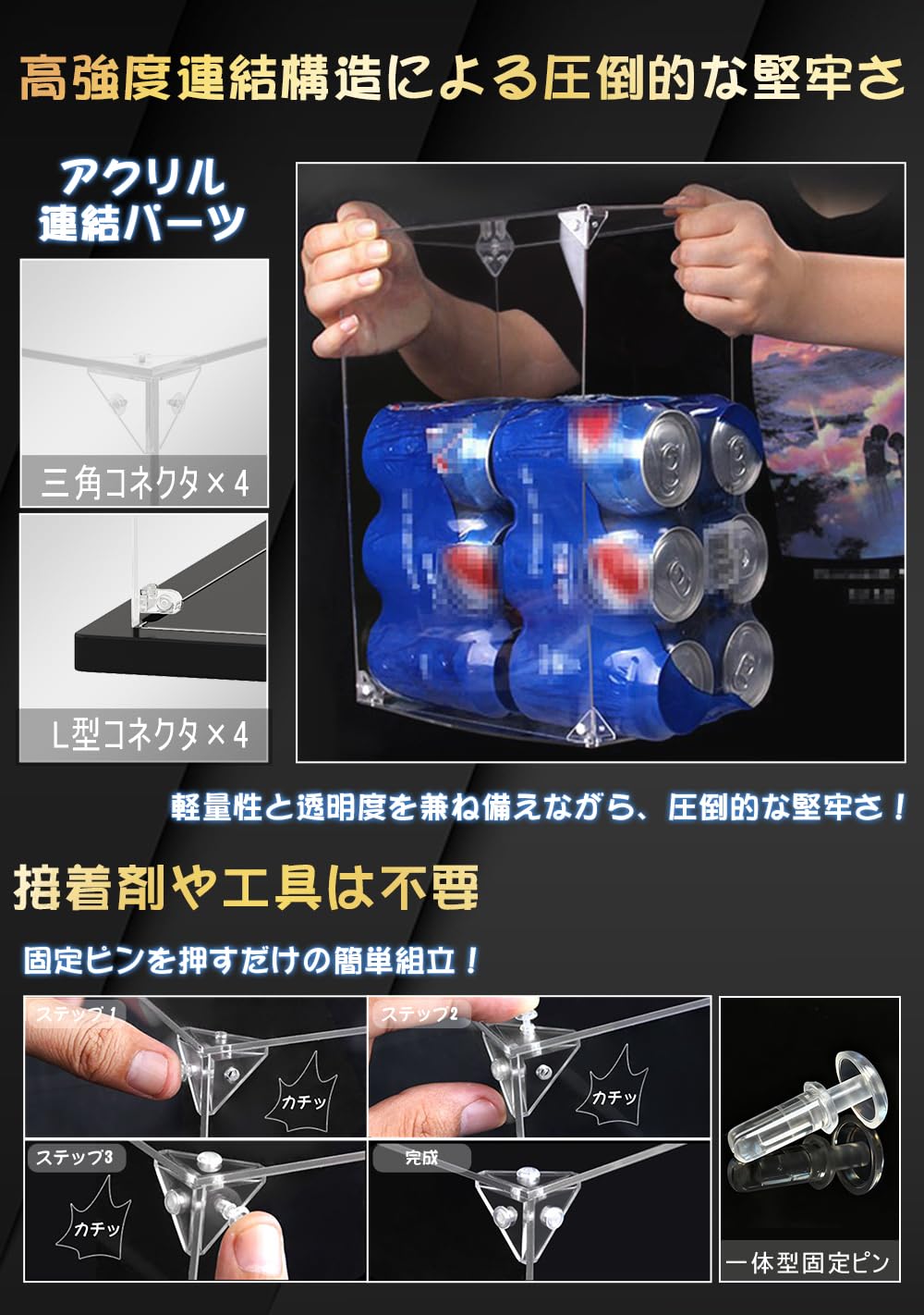 Amazon | KUKERフィギュアケース アクリルケース UVカット