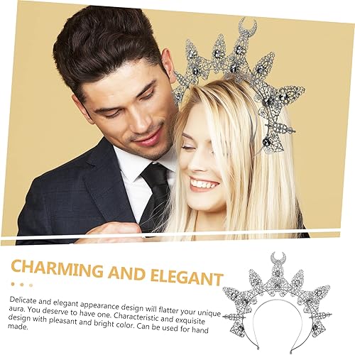 Miniatura 7 de NOLITOY 5pcs Our Lady's Headband Goddess Headband Bridal Headband Headband Costume Gold Headbands for Women Goth Wedding Decor Costume Headpiece