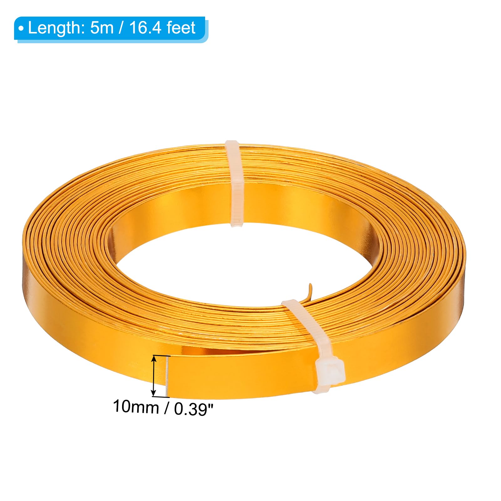 PATIKIL 16.4 Feet Flat Aluminum Wire - Image 2