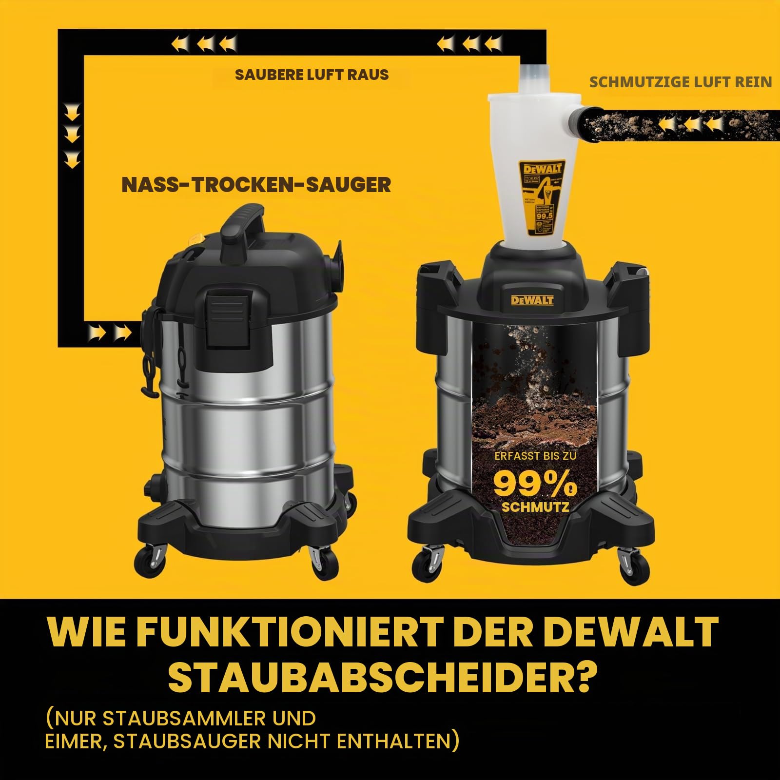 Dewalt Cyclone Dust Collector Dxvcs003 Concrete Cartridge