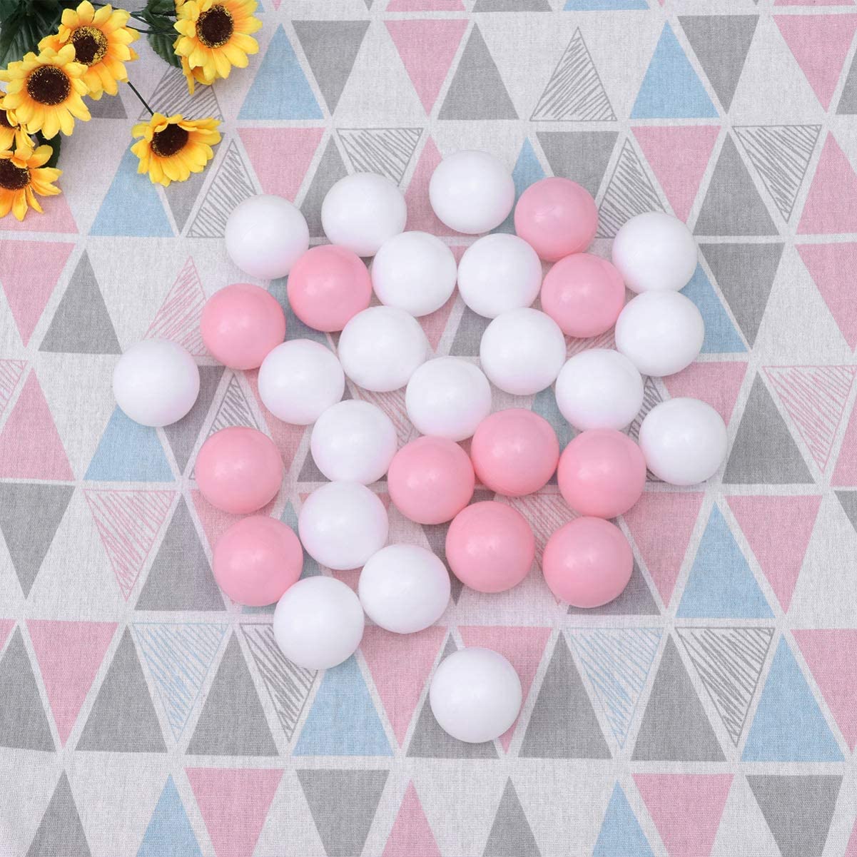 Lot de 100 balles de piscine en plastique 60 mm8 - Jeux - Jouets