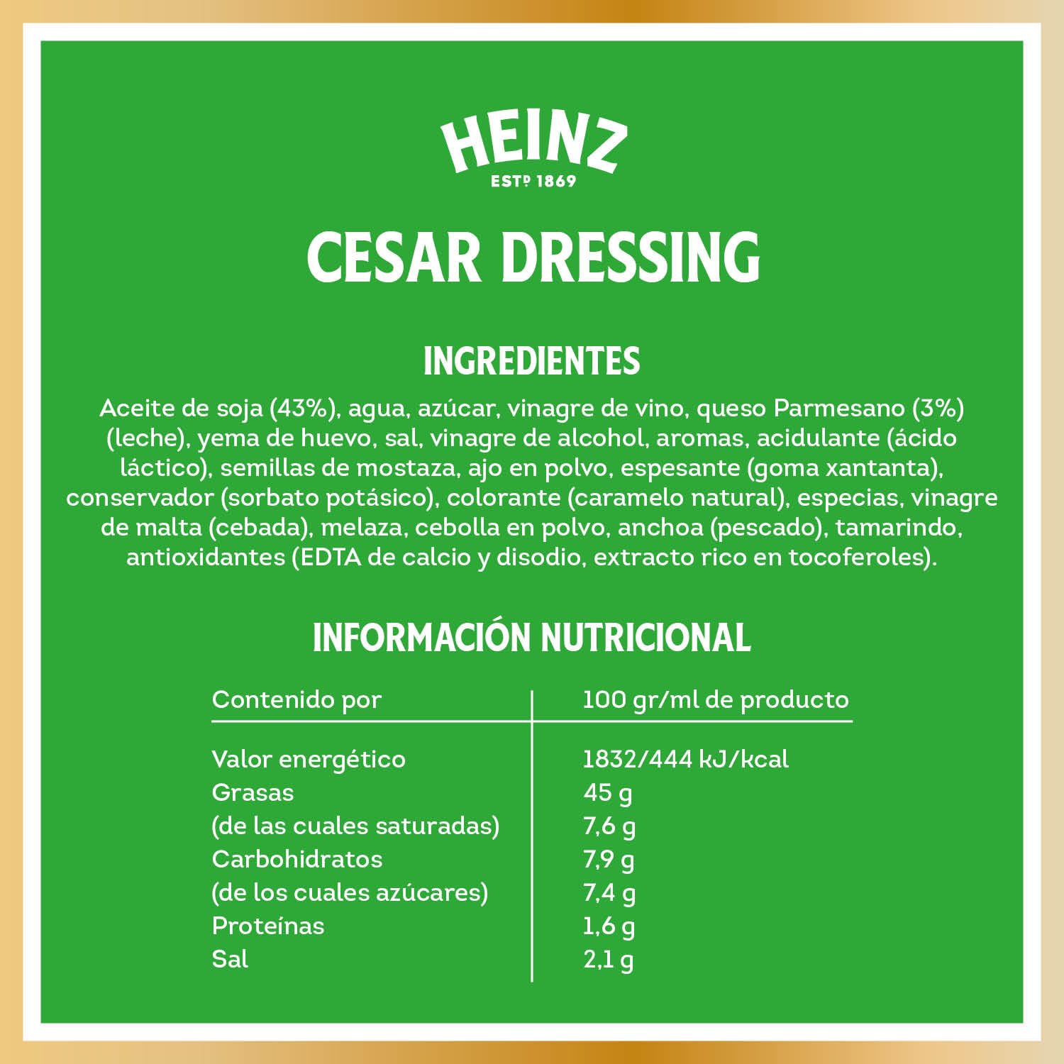 Heinz Salsa Cesar 405 g