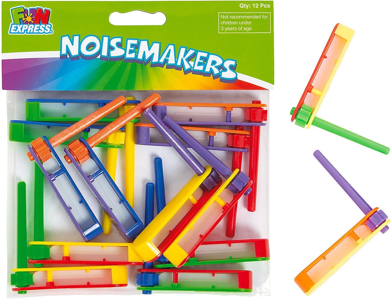 Bright Noisemakers 72 Pieces Toys & Games
