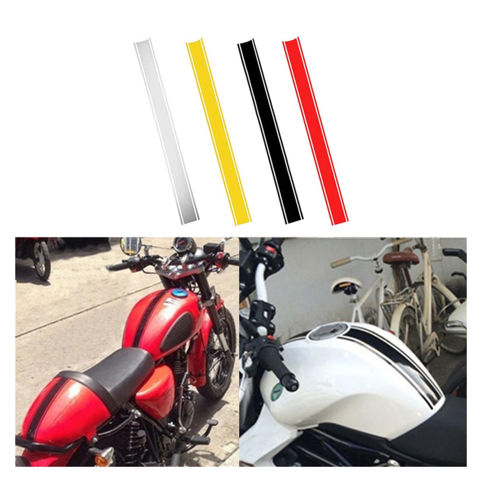 Amazon | リパッケージ バイクステッカー 50cm タンクカウル ビニール 