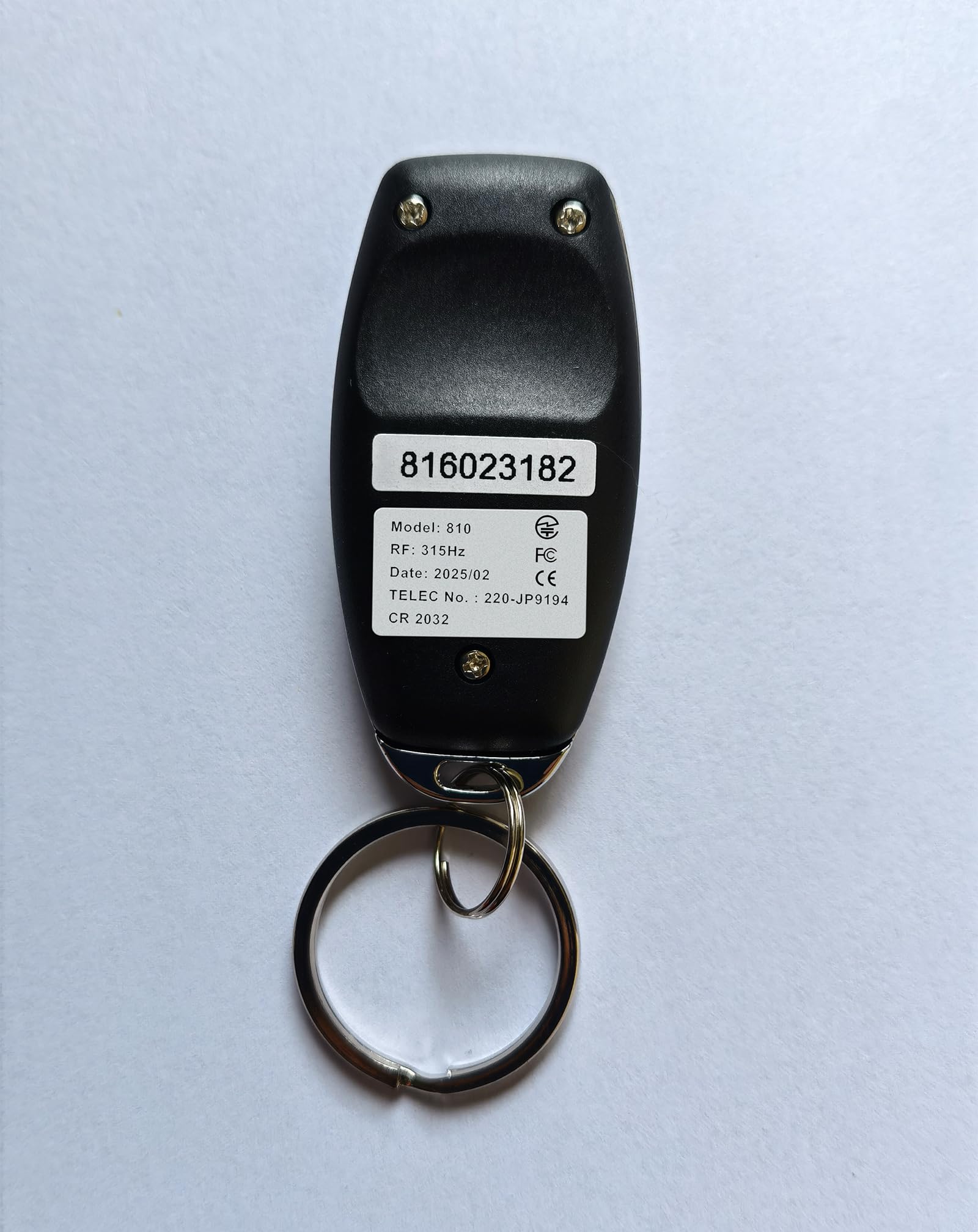 CHADWICK Sirène d'alarme de voiture, système de protection universel avec 2 télécommandes, sensibilité à 7 niveaux, 12 V, dispositif antivol, pas de filetage inclus, installation non destructive (CW