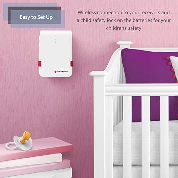 Bellman & Symfon Wireless Baby Cry Alert Monitor with Pager and Bed Shaker Smart Safety System for Deaf, Hard of Hearing Baby Audio, Elderly Care Alarm, No WiFi Needed, Vibrating Notification Kit