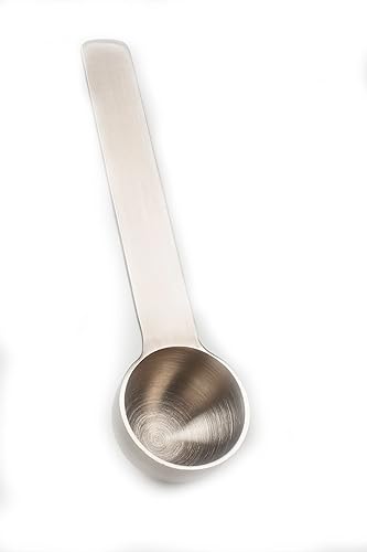 Metallurgica Motta Cuchara medidora de café, 0.5 fl oz, plata