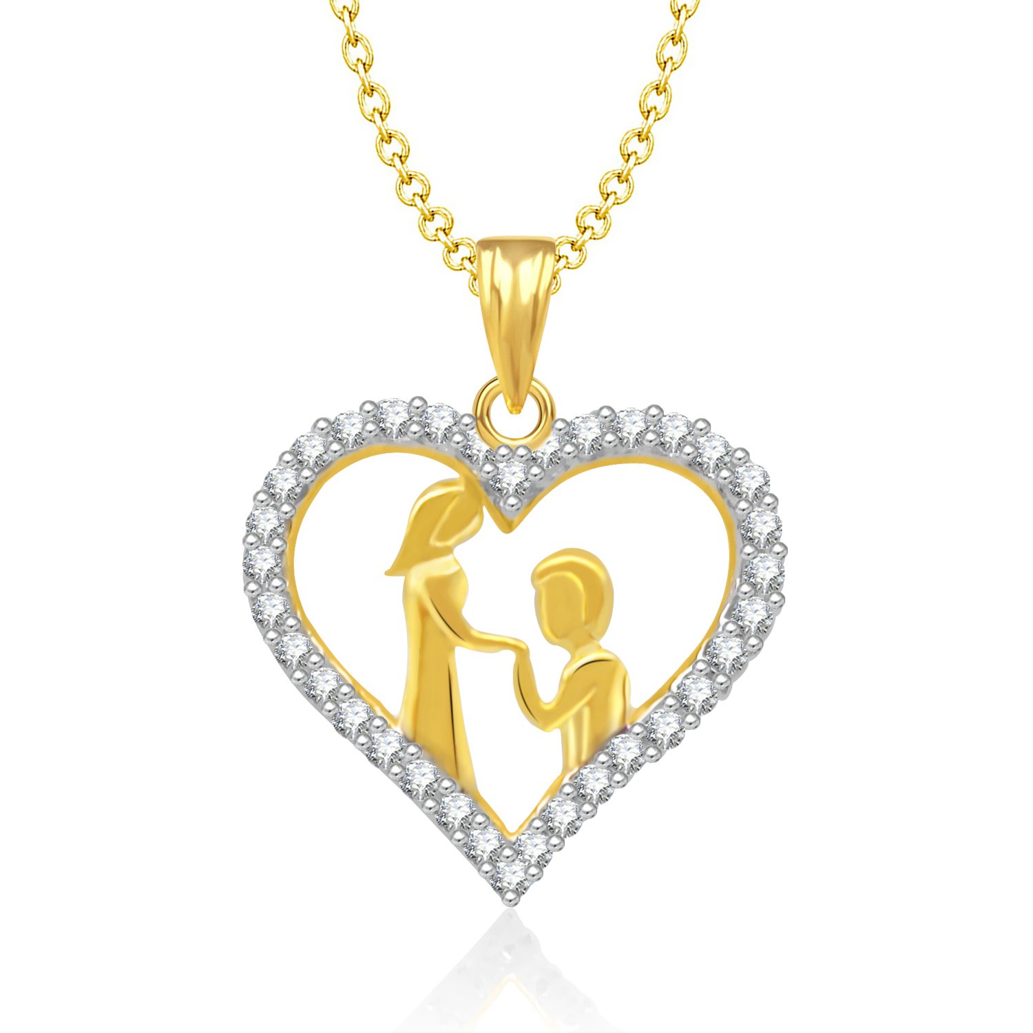 jewelscart.inWestern Chain Pendant for Women (Golden)(JC01000849)
