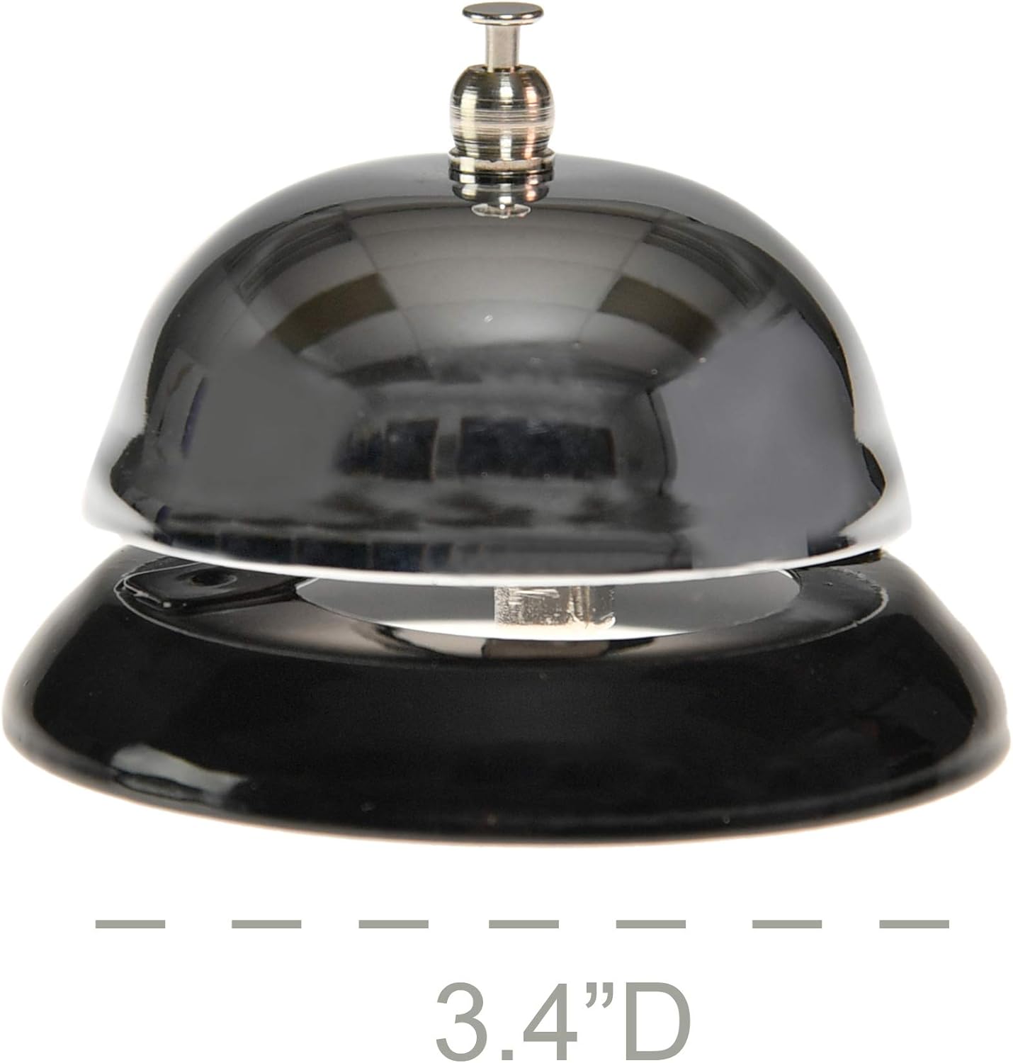 HOME-X Stainless Steel Service Bell for Reception Desk, Games, and Dog Training : Office Products