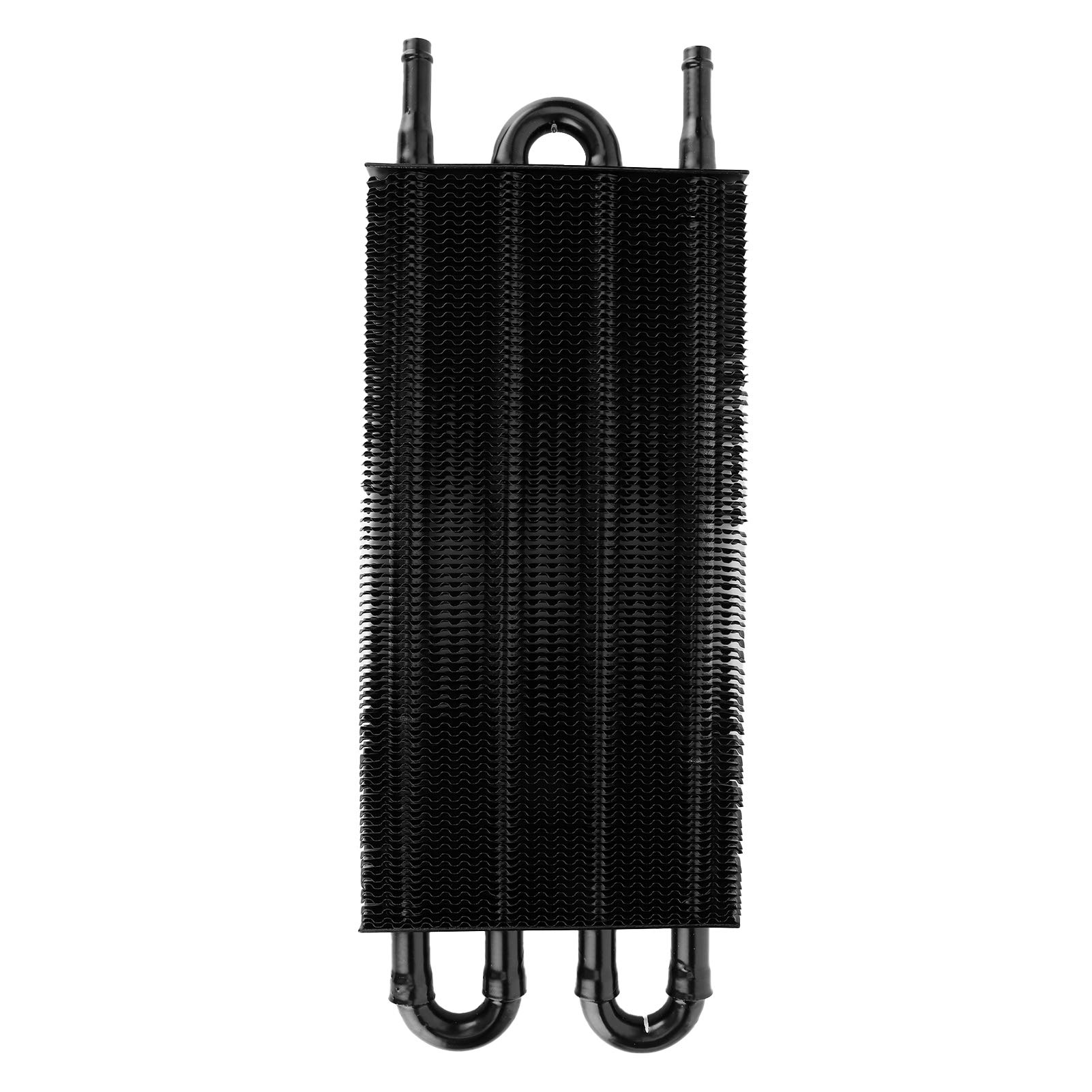Radiatore Olio, 4 File in Alluminio Nero Radiatore Olio Trasmissione Servosterzo Raffreddamento Accessorio Universale OC1401 Raffreddatori dell'olio