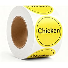 Chicken Deli Labels 1 Inch Chicken Food Rotation Retail Package Stickers