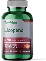 Licopeno 8mg com Selênio, Zinco e Vitaminas C e E - 60 Cápsulas - Tem Vida