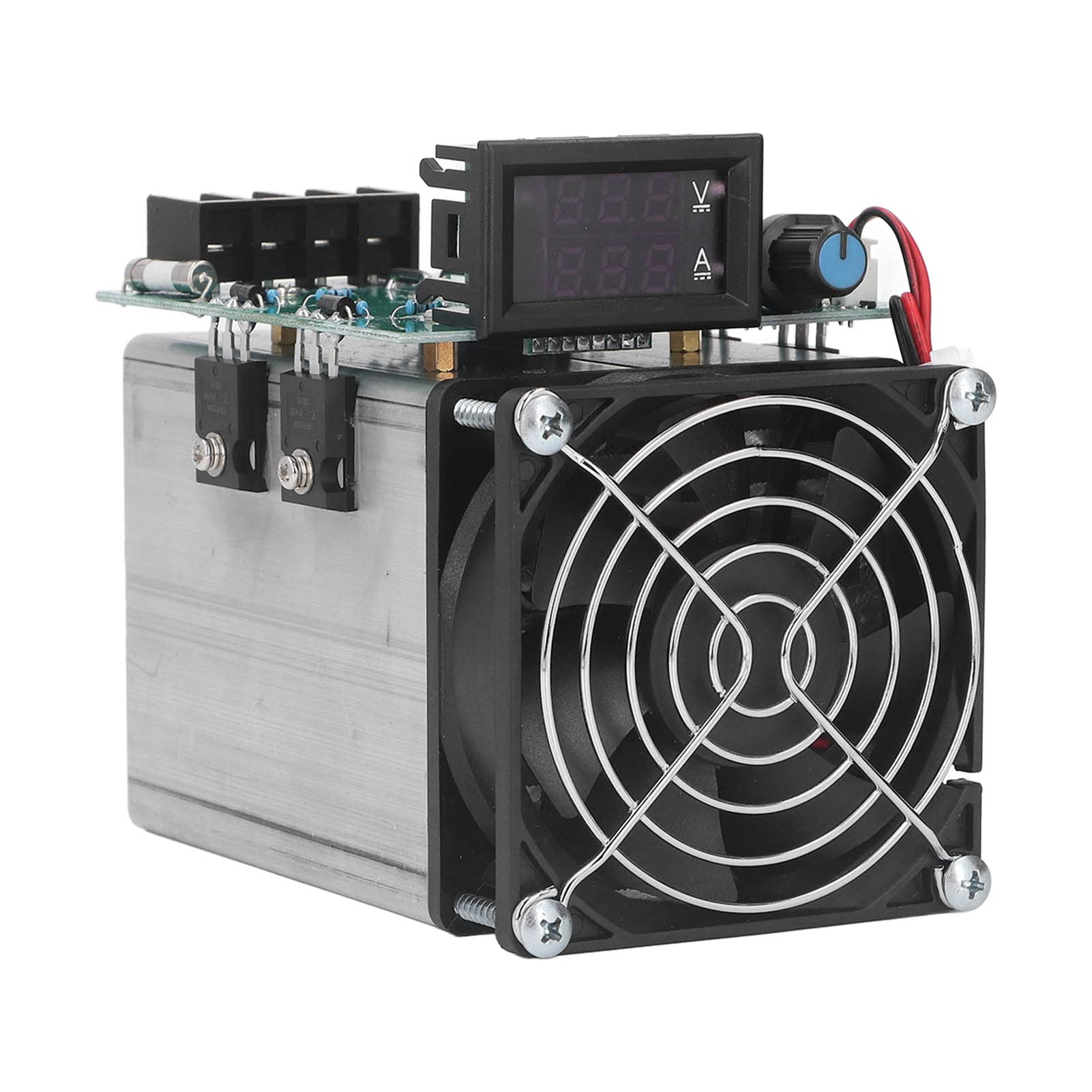 Aramox Tester Prądu Pojemności Akumulatora Elektroniczny Tester Obciążenia 12 V 0 do 20 A 250 W z lampą zasilającą na podczerwień i Cyfrowym Wyświetlaczem do Monitorowania Rozładowania Akumulatora i